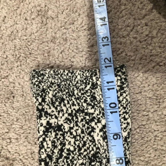 Rebecca Taylor Black and White Snake Skin Print Knit Blazer Size 4 - Picture 8 of 9